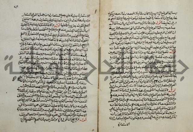 حواشي على عصام الاستعارات