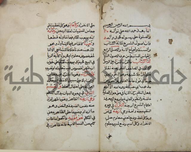 كتاب الأخسيكتي في الأصول