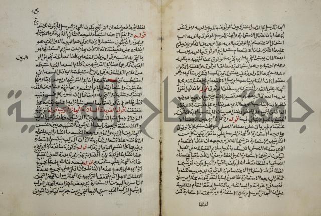 حواشي على عصام الاستعارات