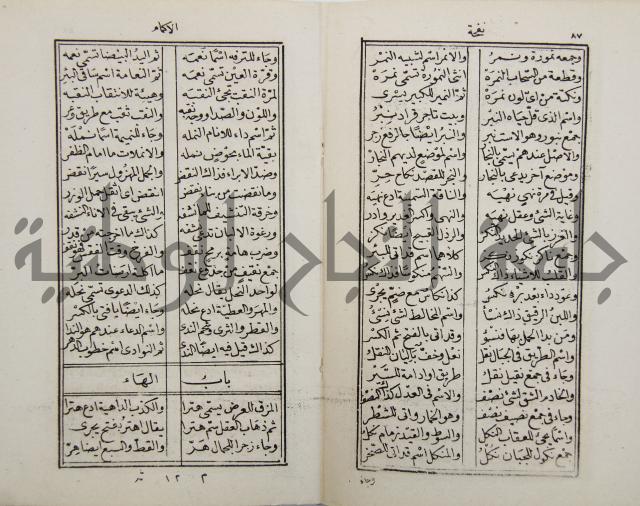 نفحة الأكمام في مثلث الكلام