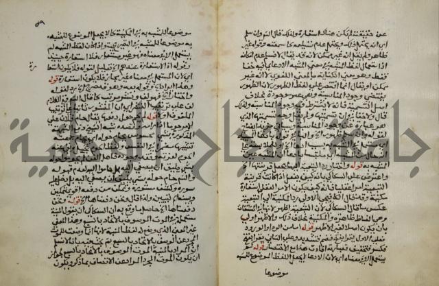 حواشي على عصام الاستعارات