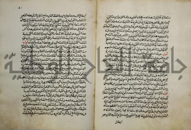 حواشي على عصام الاستعارات