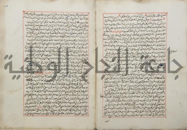 كتاب الفتوحات الالاهية بشرح الاربعين النووية 