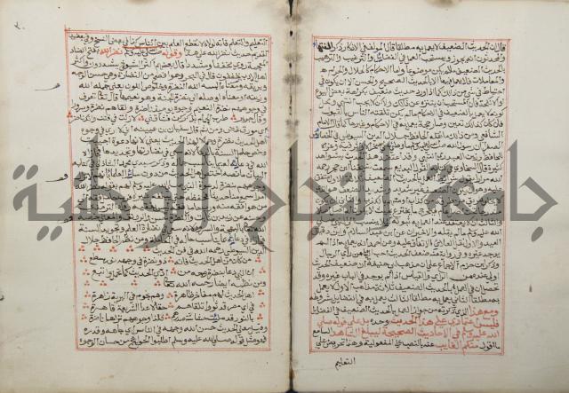 كتاب الفتوحات الالاهية بشرح الاربعين النووية 
