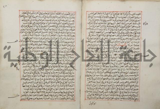 كتاب الفتوحات الالاهية بشرح الاربعين النووية 