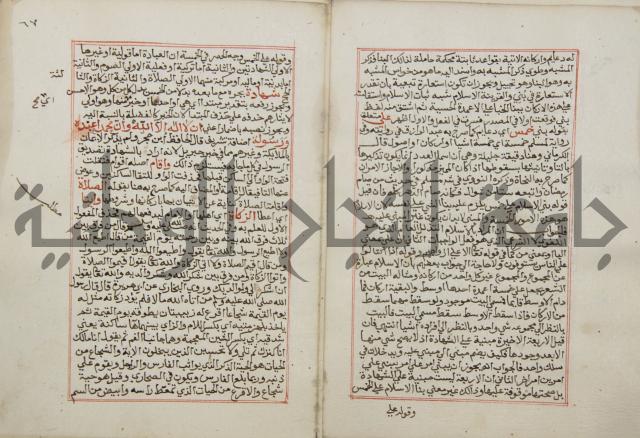 كتاب الفتوحات الالهية بشرح الاربعين النووية 