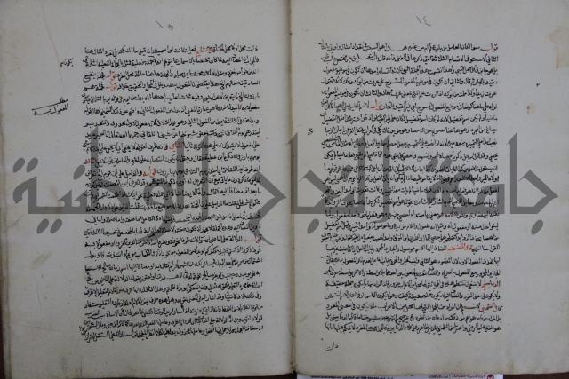حاشية احمد الزرقاني المعروف بابن فجلة على القواعد وشرحها  