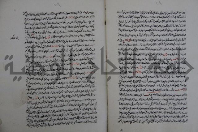 حاشية احمد الزرقاني المعروف بابن فجلة على القواعد وشرحها  