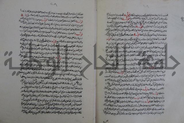 حاشية احمد الزرقاني المعروف بابن فجلة على القواعد وشرحها  