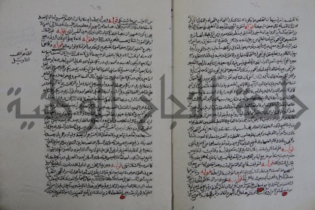 حاشية احمد الزرقاني المعروف بابن فجلة على القواعد وشرحها  