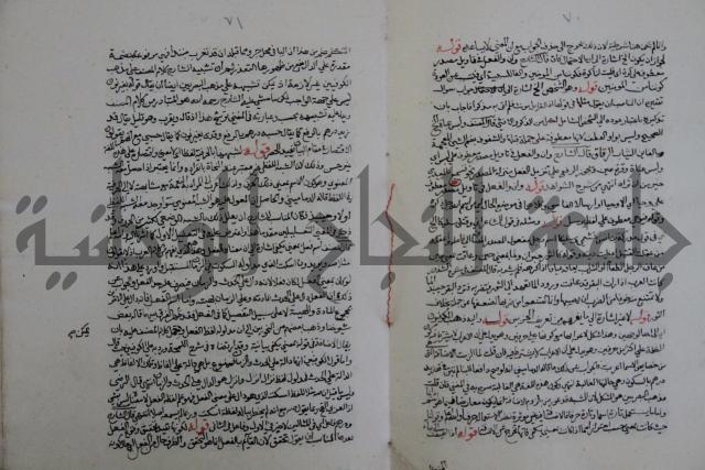 حاشية احمد الزرقاني المعروف بابن فجلة على القواعد وشرحها  