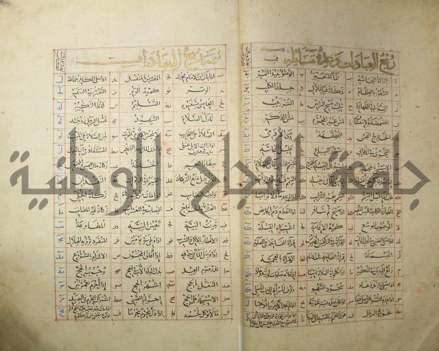 تقويم النظر لإبن الدهان