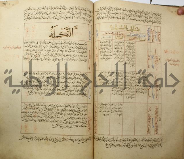 تقويم النظر لإبن الدهان