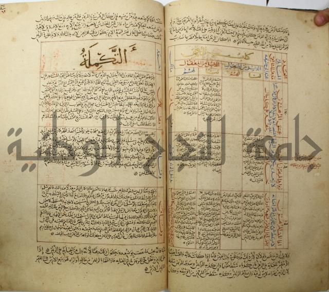 تقويم النظر لإبن الدهان