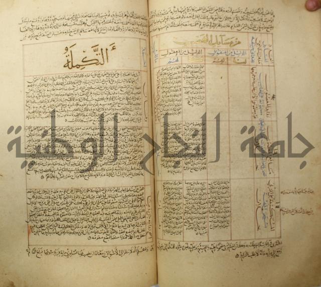 تقويم النظر لإبن الدهان