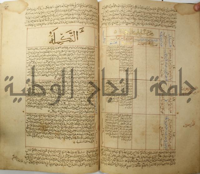 تقويم النظر لإبن الدهان