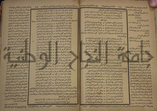 كتاب الاصول الوافية الموسومة بانوار الربيع في الصرف والنحو المعاني والبيان والبديع