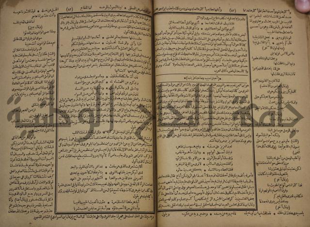 كتاب الاصول الوافية الموسومة بانوار الربيع في الصرف والنحو المعاني والبيان والبديع