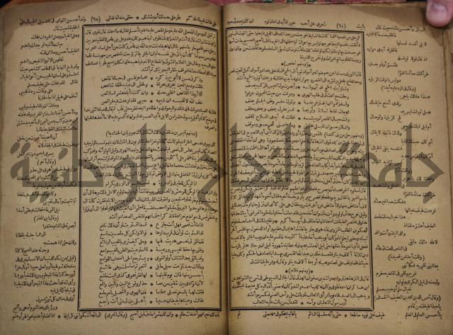 كتاب الاصول الوافية الموسومة بانوار الربيع في الصرف والنحو المعاني والبيان والبديع