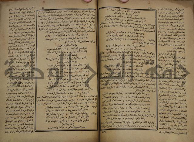 كتاب الاصول الوافية الموسومة بانوار الربيع في الصرف والنحو المعاني والبيان والبديع