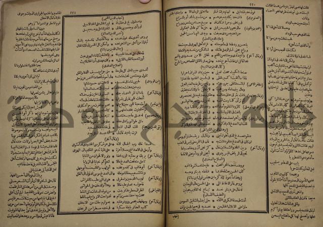 كتاب الاصول الوافية الموسومة بانوار الربيع في الصرف والنحو المعاني والبيان والبديع