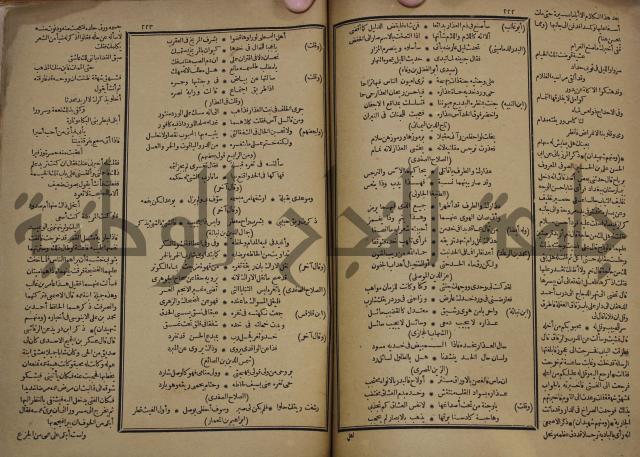 كتاب الاصول الوافية الموسومة بانوار الربيع في الصرف والنحو المعاني والبيان والبديع