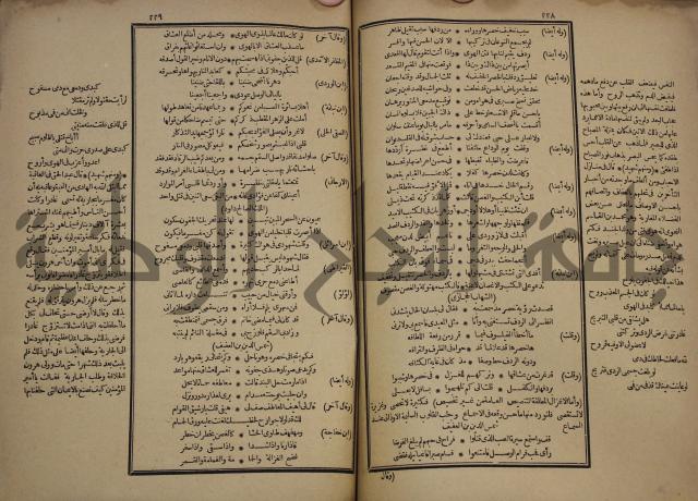 كتاب الاصول الوافية الموسومة بانوار الربيع في الصرف والنحو المعاني والبيان والبديع