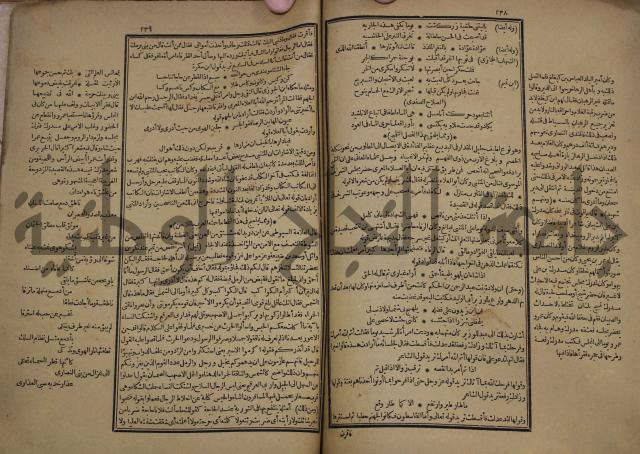 كتاب الاصول الوافية الموسومة بانوار الربيع في الصرف والنحو المعاني والبيان والبديع