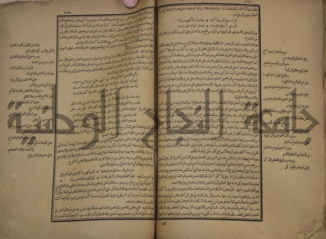 كتاب الاصول الوافية الموسومة بانوار الربيع في الصرف والنحو المعاني والبيان والبديع