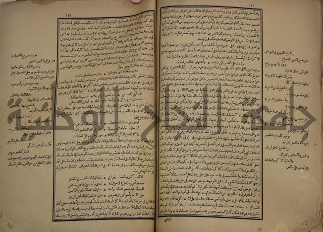 كتاب الاصول الوافية الموسومة بانوار الربيع في الصرف والنحو المعاني والبيان والبديع
