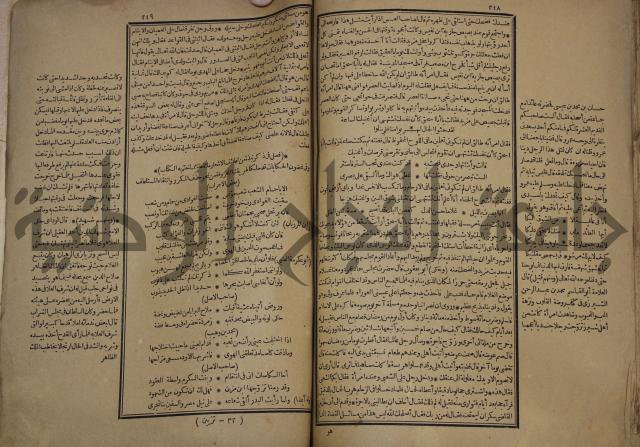 كتاب الاصول الوافية الموسومة بانوار الربيع في الصرف والنحو المعاني والبيان والبديع