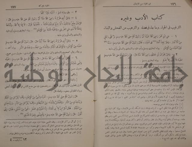 الترغيب والترهيب من الحديث الشريف 