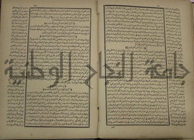 تاريخ الكامل وبهامشه تاريخ مروج الذهب ومعادن الجوهر لامام ابن الحسن بن الحسين المسعود