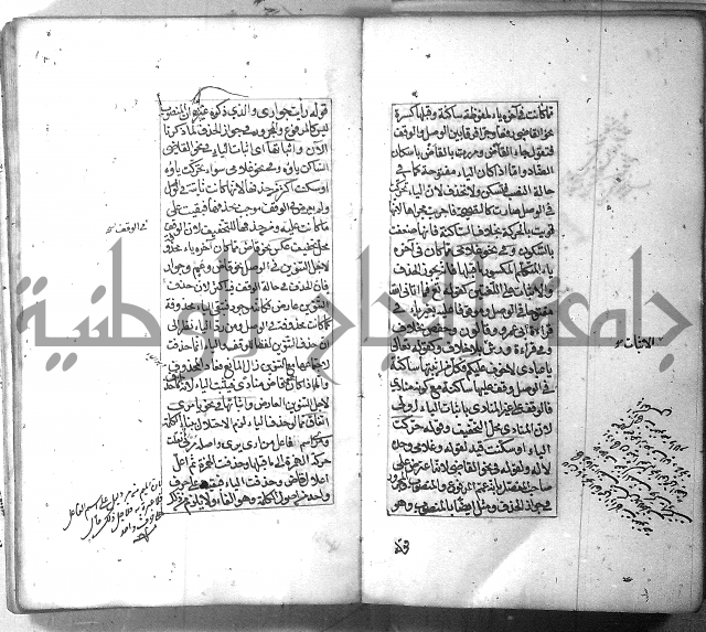 شرح الشافية 