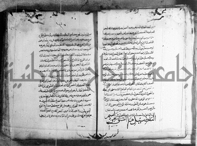 المواشح على الكافية