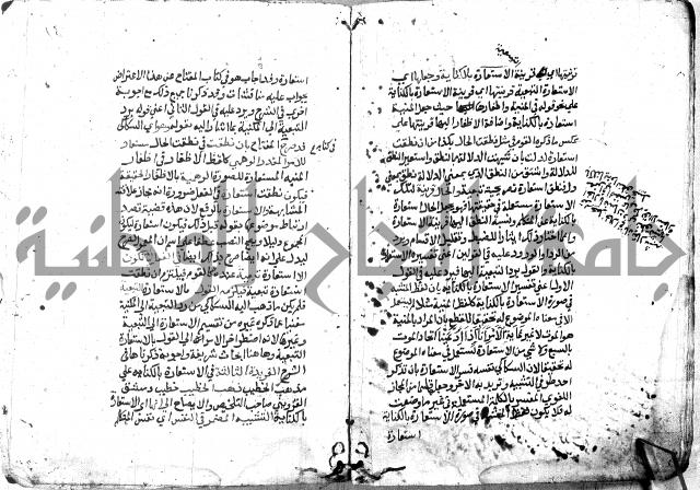 شرح الاستعارة الصغير للملوي