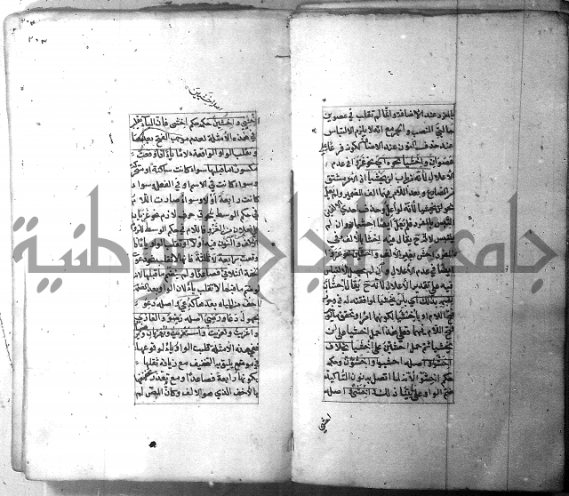 شرح الشافية 