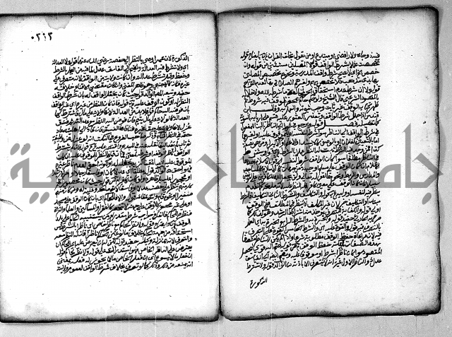فقة من مخطوطات مسجد الحاج نمر النابلسي 