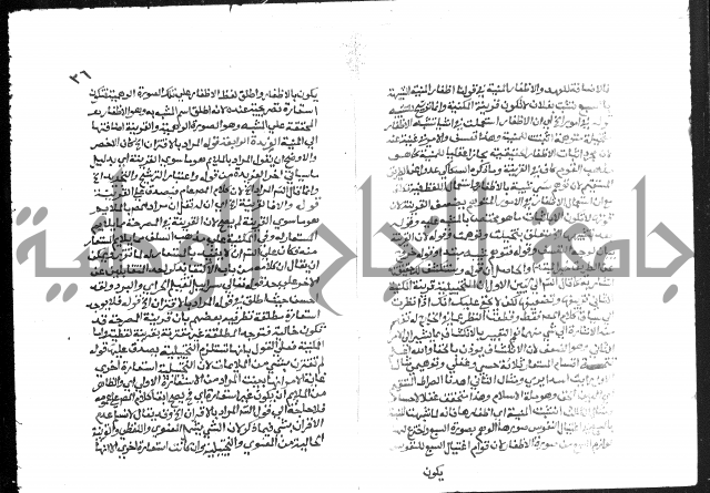 حواشي على عصام الاستعارات