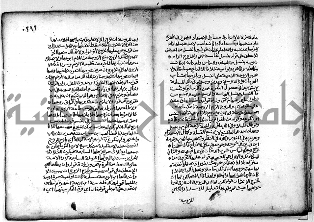 فقة من مخطوطات مسجد الحاج نمر النابلسي 