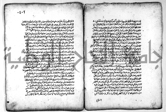 فقة من مخطوطات مسجد الحاج نمر النابلسي 