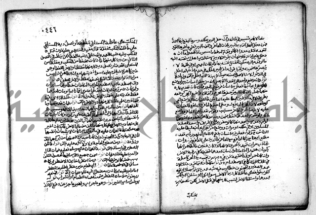 فقة من مخطوطات مسجد الحاج نمر النابلسي 
