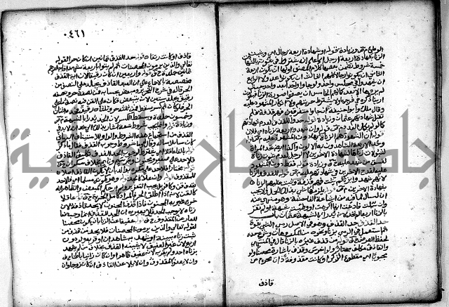 فقة من مخطوطات مسجد الحاج نمر النابلسي 