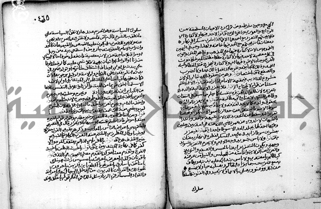 فقة من مخطوطات مسجد الحاج نمر النابلسي 