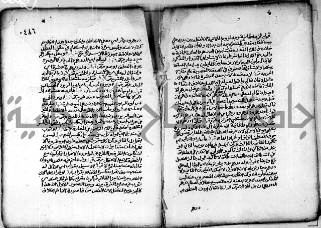 فقة من مخطوطات مسجد الحاج نمر النابلسي 