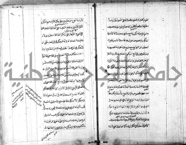مخطوط امتحان الاذكياء = كتاب شرح مختصر البيضاوي = شرح لب الالباب في علم الإعراب
