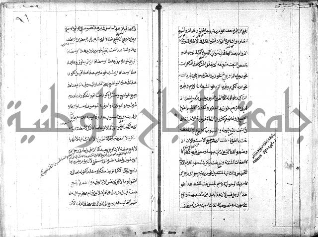 مخطوط امتحان الاذكياء = كتاب شرح مختصر البيضاوي = شرح لب الالباب في علم الإعراب